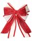 Contemporary Home Living 16" Glittered Candy Christmas Bow with Wires